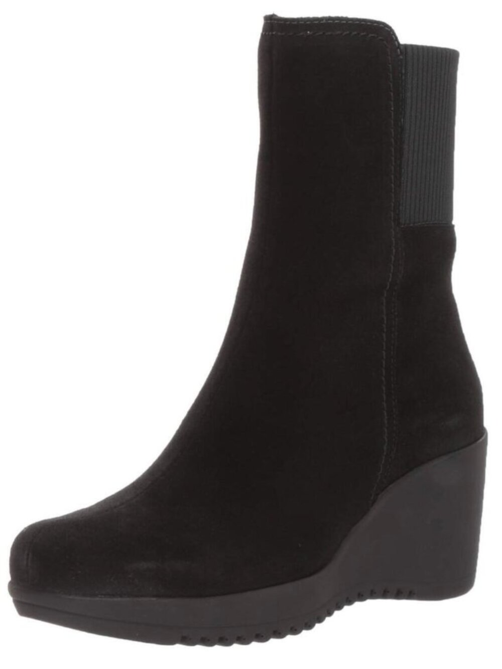 La Canadienne Waterproof Gwyn Booties / Ankle Boot, Black Suede, Like New, Sz9